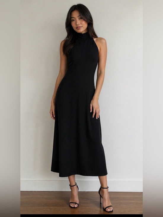 RACHEL Rachel Roy Dresses & Skirts - RACHEL Rachel Roy Black Sleeveless Midi Dress Women’s xxsmall NWT